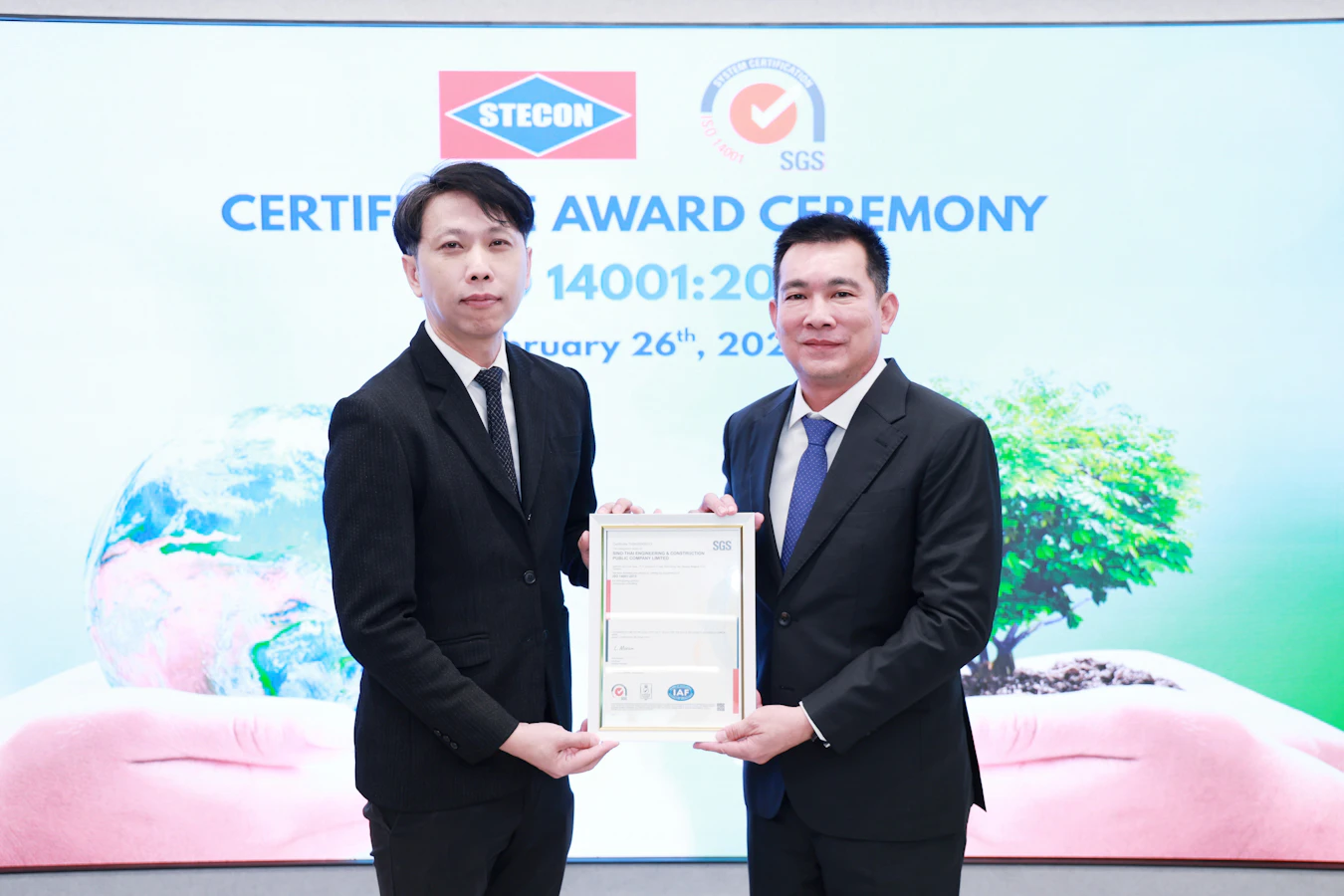 Sino Thai Achieves ISO 14001:2015 Certification | Sustainable ...