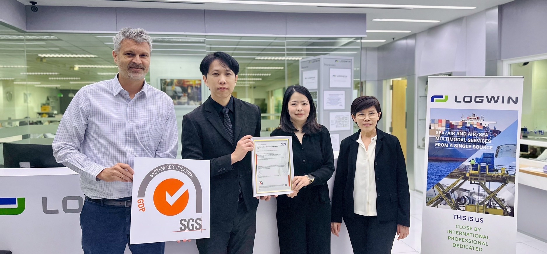 Logwin Air + Ocean Thailand ได้รับการรับรอง WHO GDP ยกระดับมาตรฐาน ...