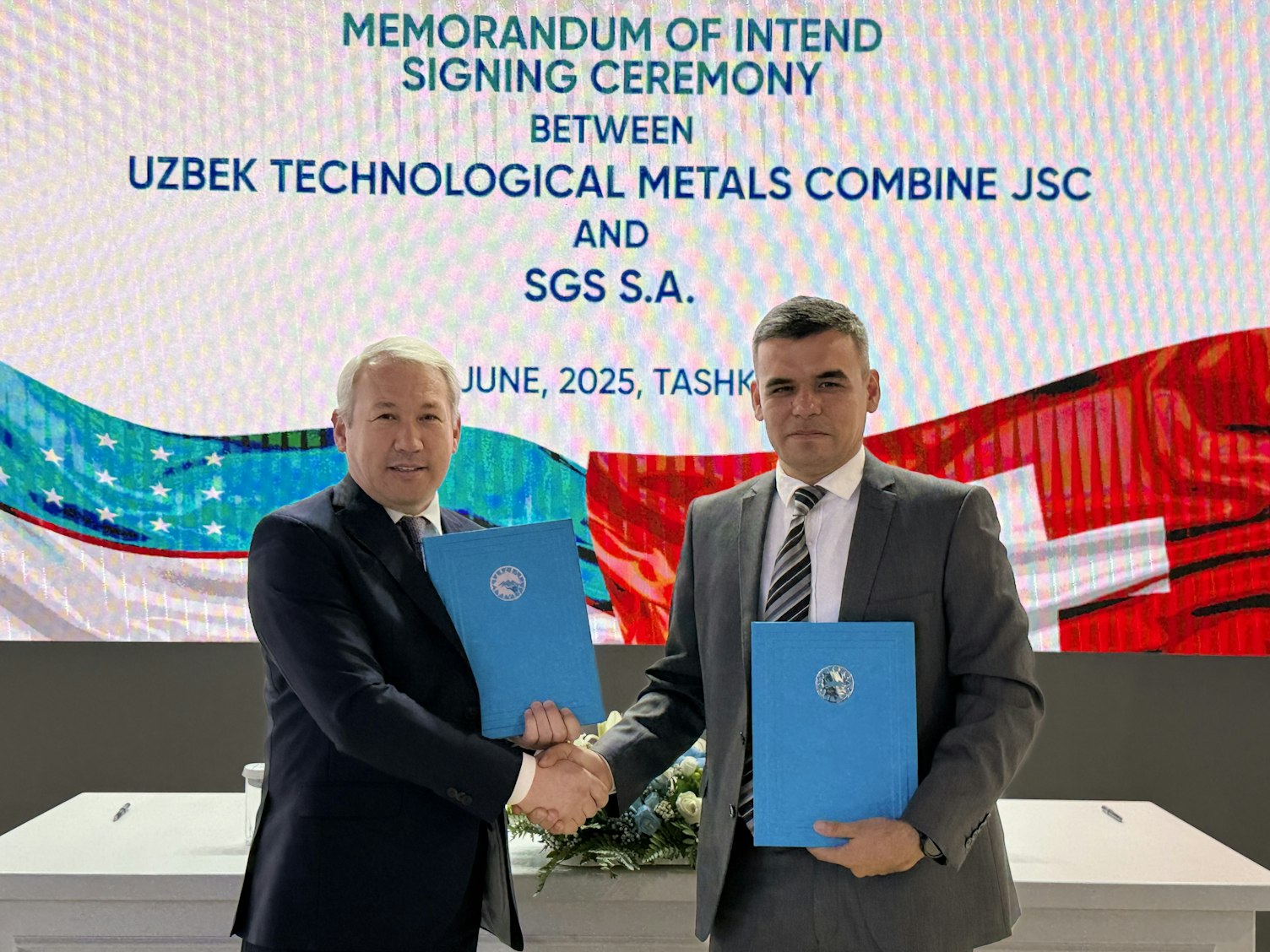 SGS Tashkent Memorandum with Uzbekistan Technological Metals Complex