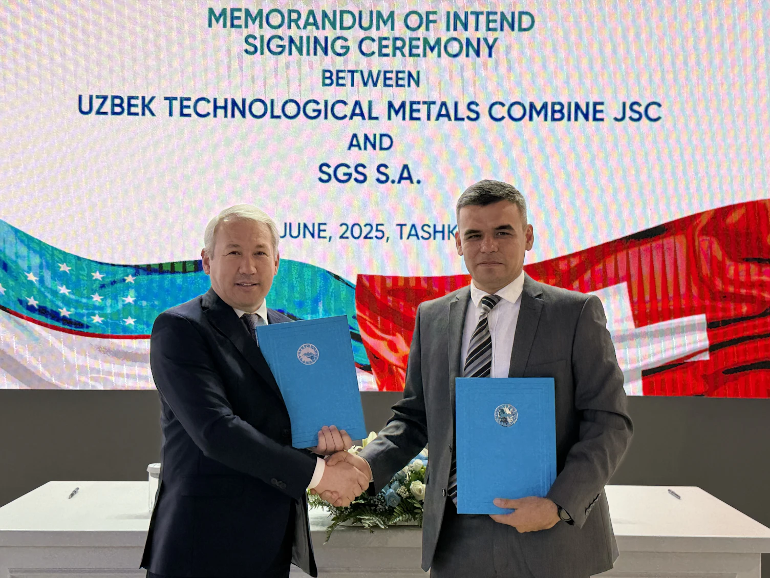 SGS Tashkent Memorandum with Uzbekistan Technological Metals Complex