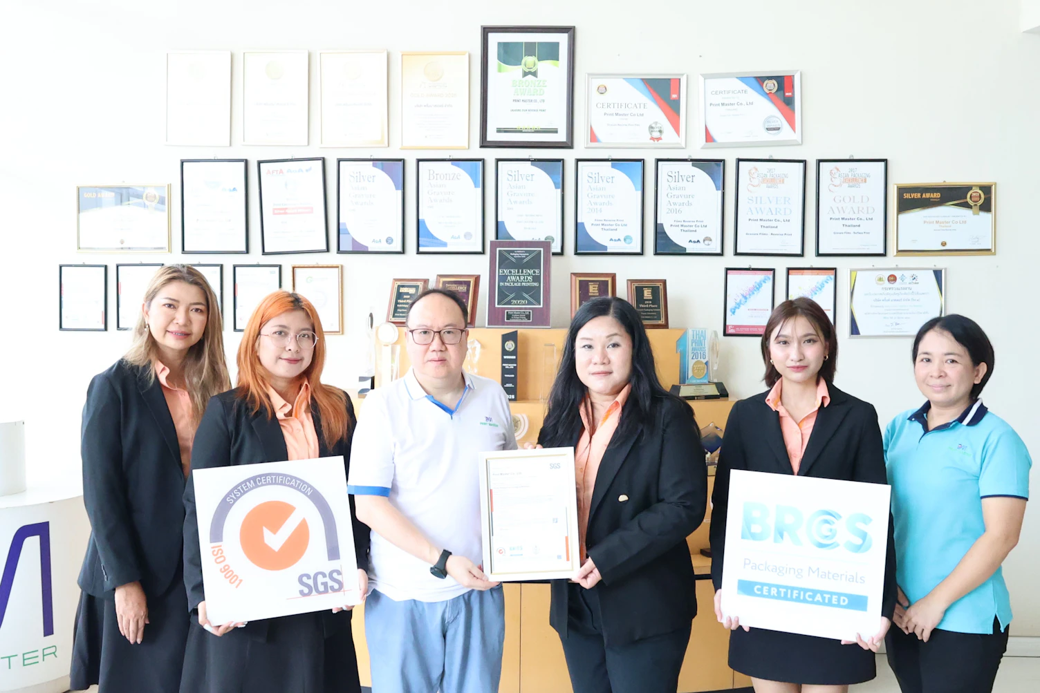certification presentation to Print Master
