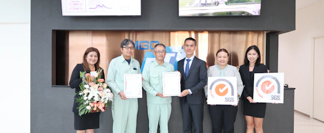 บริษัท เอ็มจีซี อิเล็กโทรเทคโน (ประเทศไทย) จำกัด ได้รับการรับรองมาตรฐาน ISO 9001 และ IATF 16949 จาก SGS สำหรับอุตสาหกรรมยานยนต์