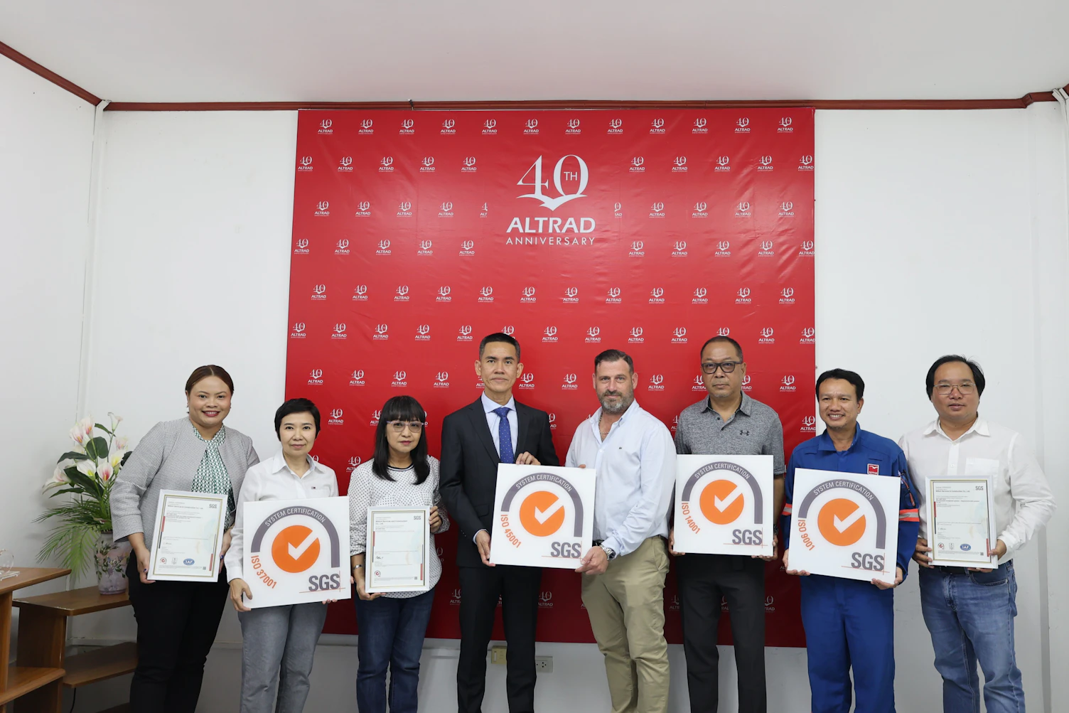 ISO 9001, ISO 14001, ISO 45001 and ISO 37001 Certificates Awarded to Willich Services & Construction Co., Ltd.