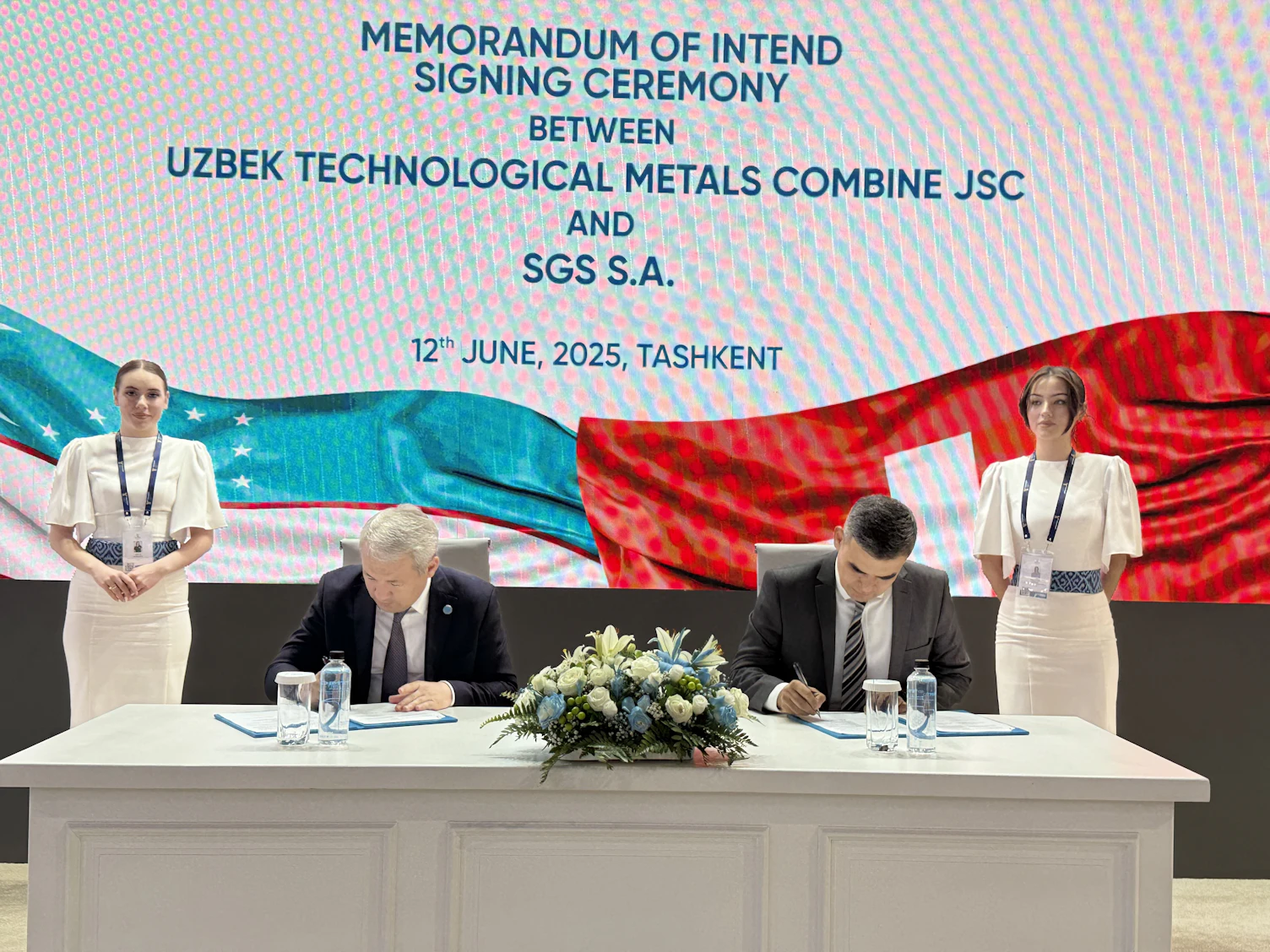 SGS Tashkent Memorandum with Uzbekistan Technological Metals Complex