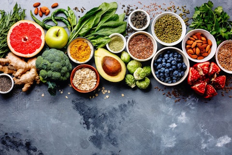 Variety of Healthy Food