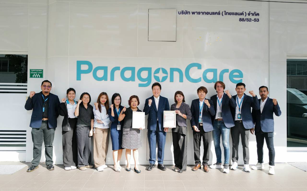 SGS certificate presentation ceremony for WHO GDP certification awarded to Paragoncare (Thailand) Co., Ltd.