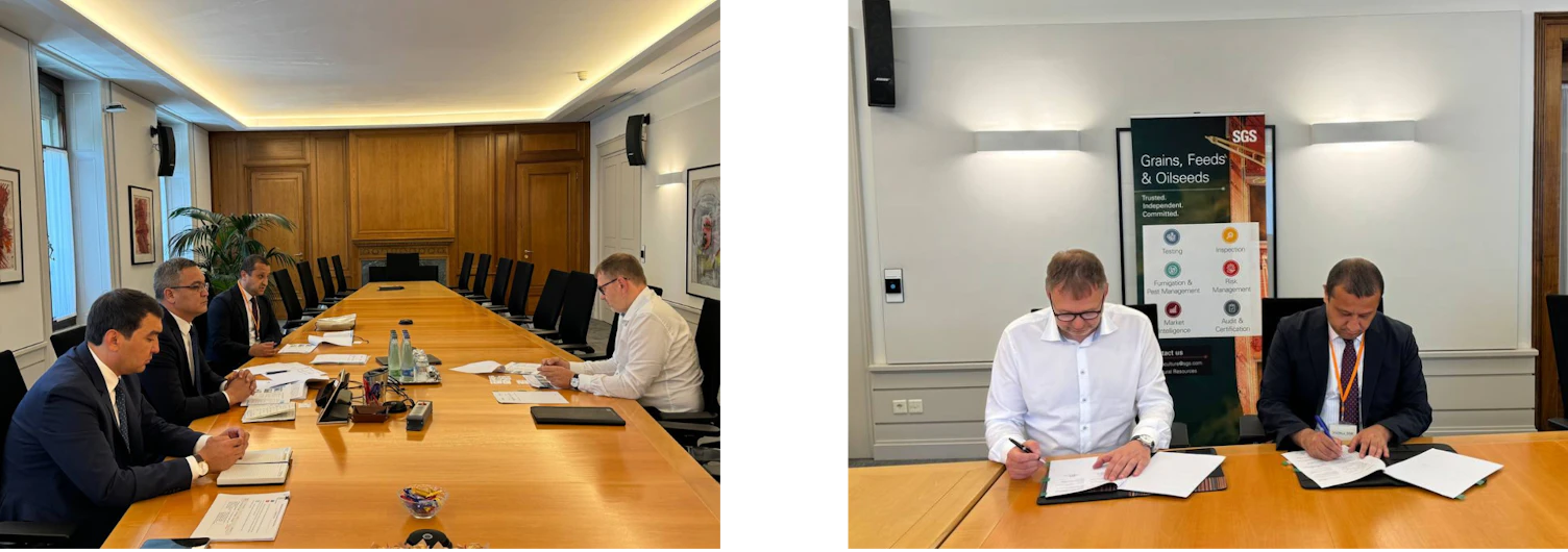 SGS and Uztest Sign Cooperation Agreement in Geneva