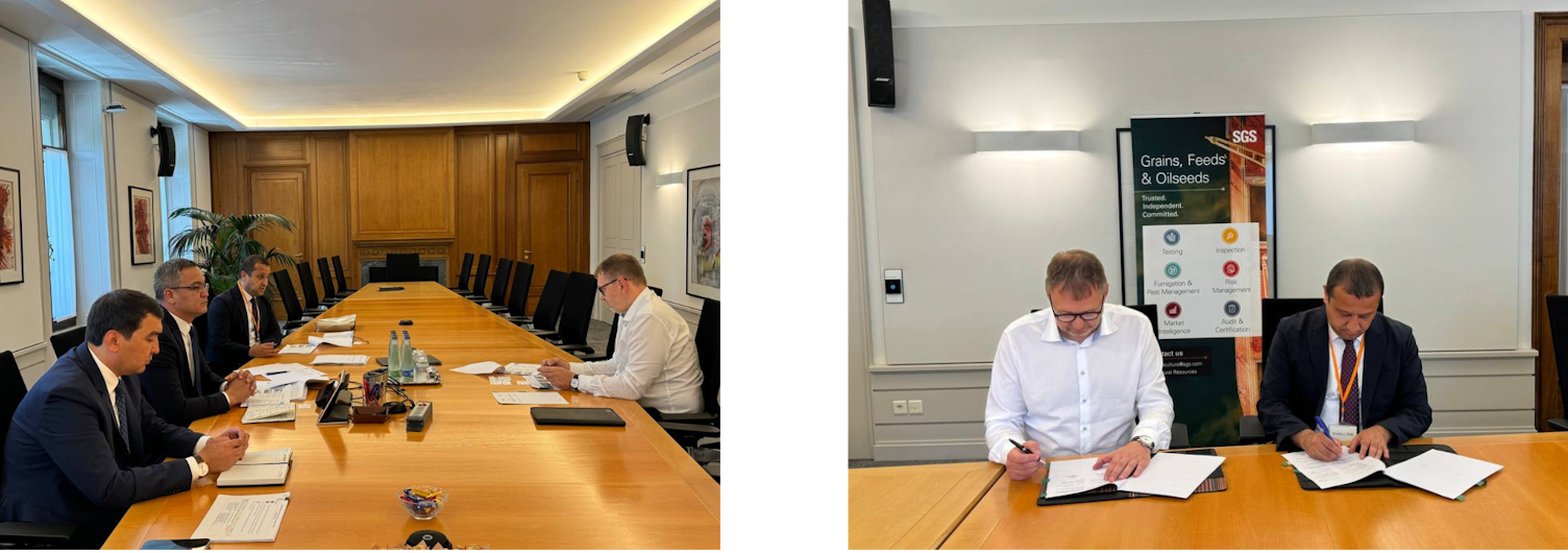 SGS and Uztest Sign Cooperation Agreement in Geneva