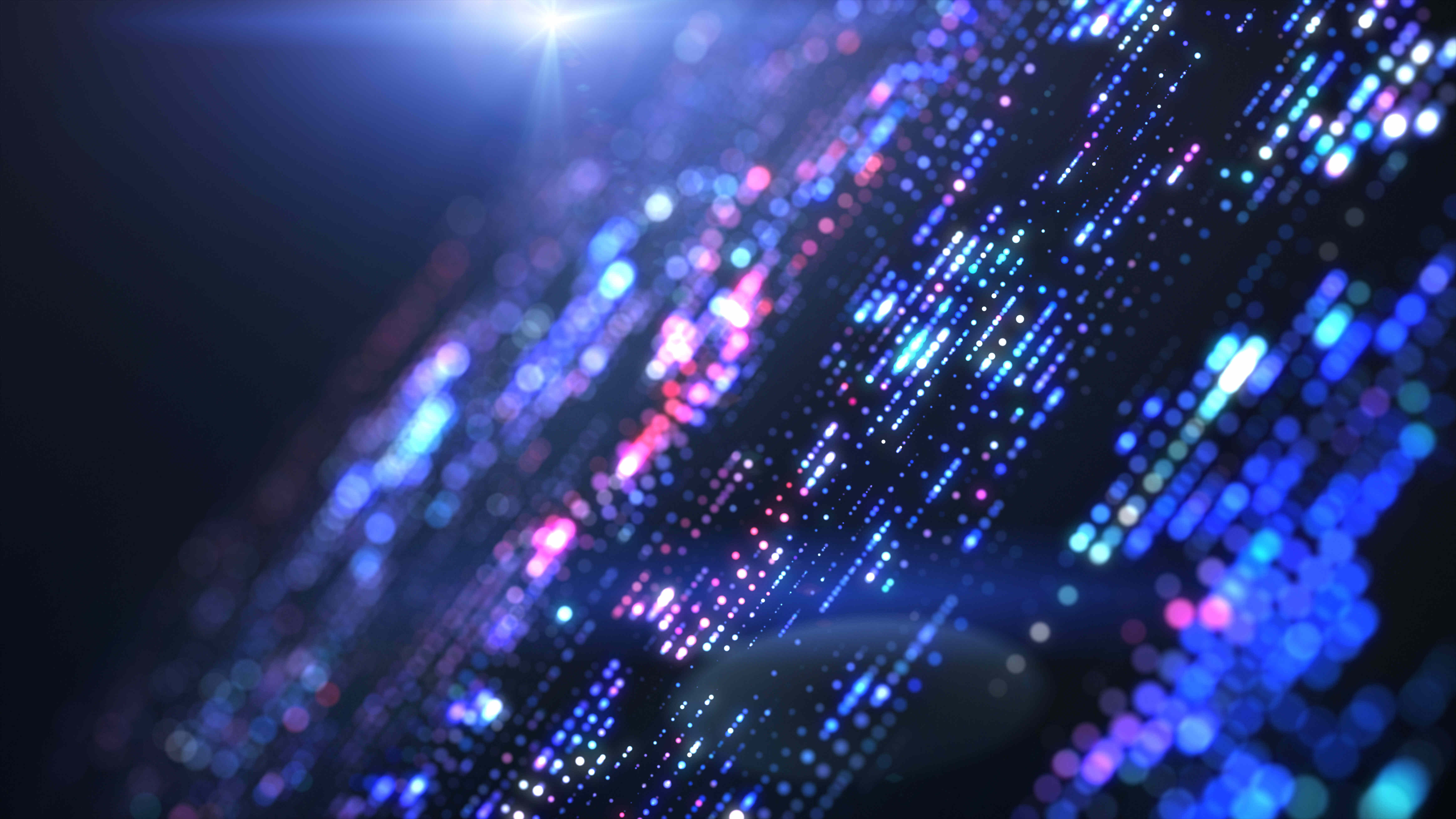 Flow of digital information. Global connection concept. Technology futuristic background. Big data visualization.