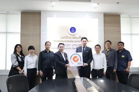 พิธีมอบใบรับรอง ISO 50001:2018 ให้แก่คณะแพทยศาสตร์โรงพยาบาลรามาธิบดี มหาวิทยาลัยมหิดล โดย SGS