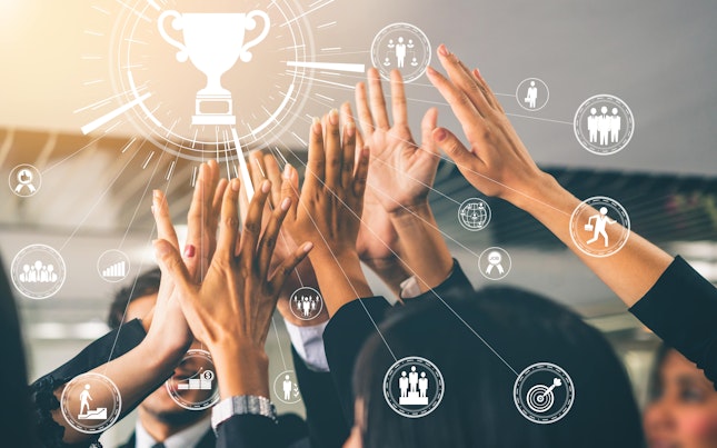 Achievement And Business Goal Success Concept