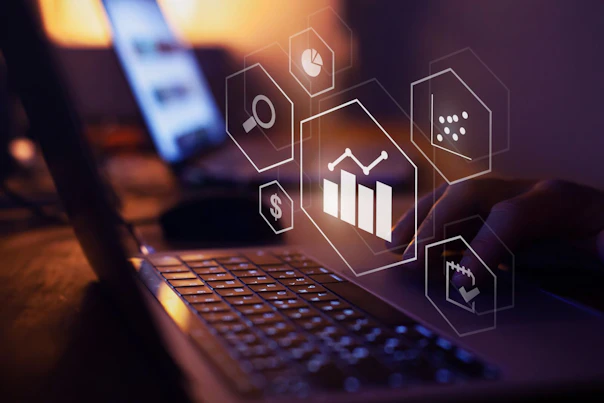 Business Analytics Intelligence Concept