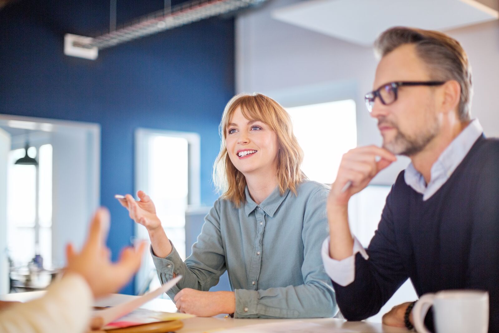 Business Colleagues Having a Meeting