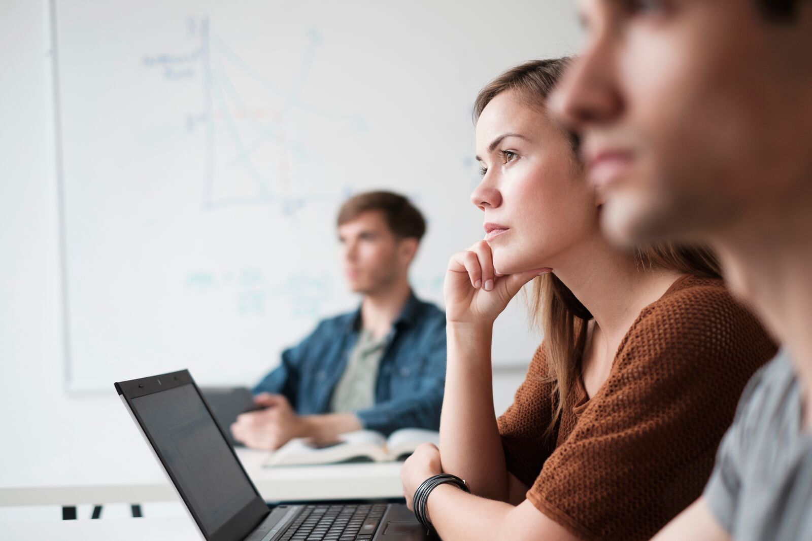 Business Colleagues Listening to a Presentation