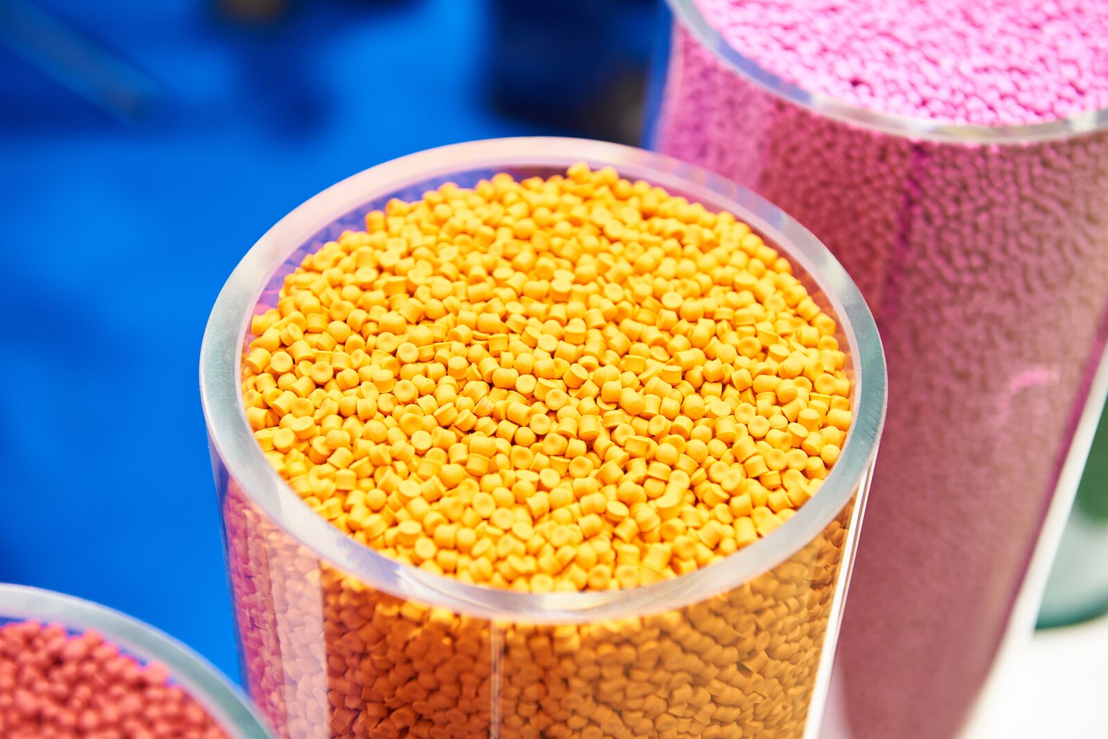 Color Plastic Granular Polymer