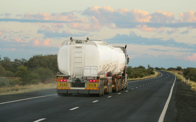 Fuel Tanker on the Road