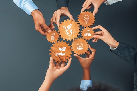 Green Business Initiatives and Sustainability Concept