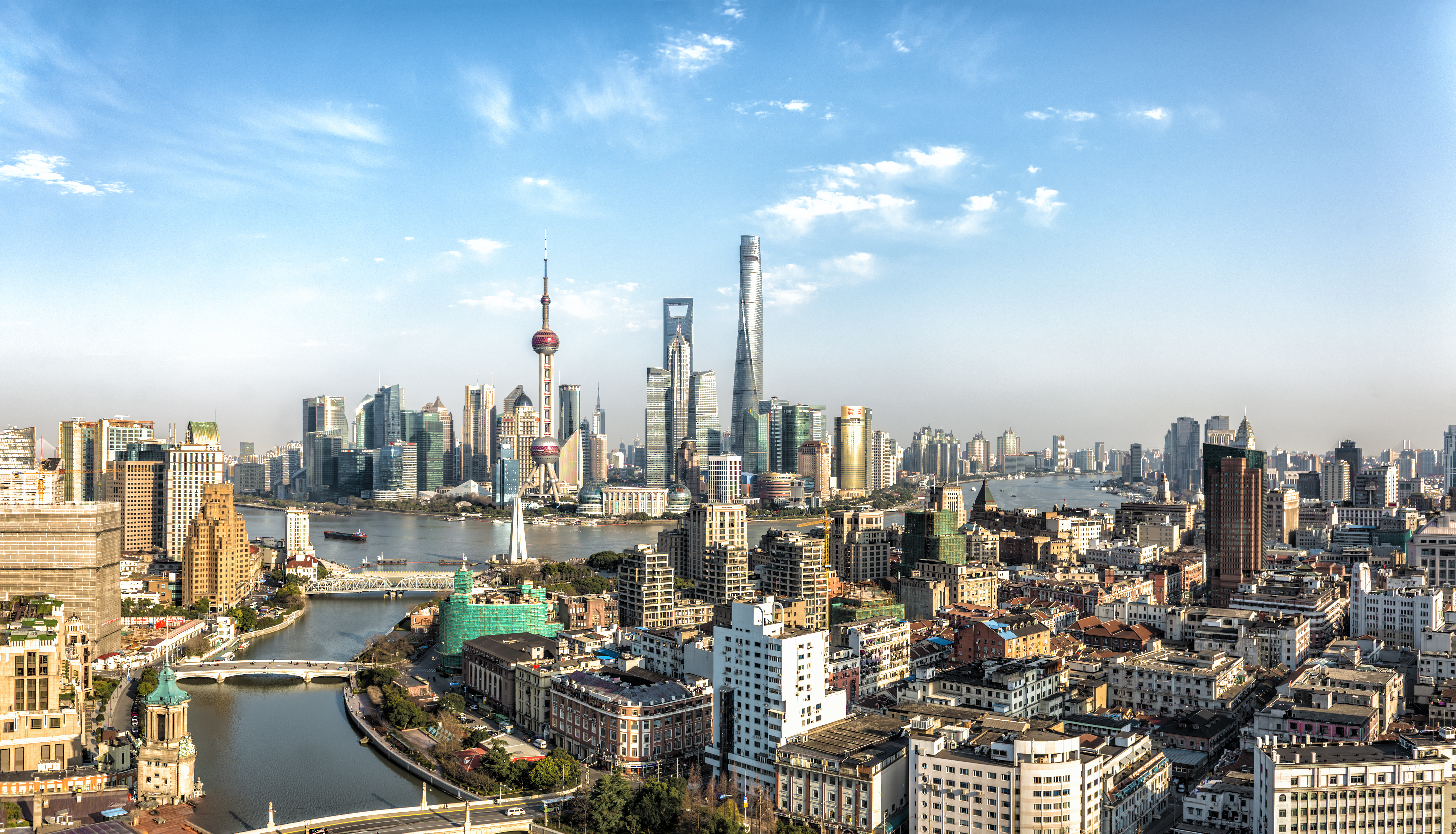 เขตธุรกิจลู่เจียซุยของเซี่ยงไฮ้ ประเทศจีน