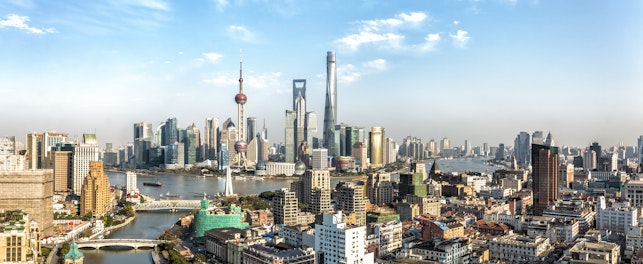 เขตธุรกิจลู่เจียซุยของเซี่ยงไฮ้ ประเทศจีน