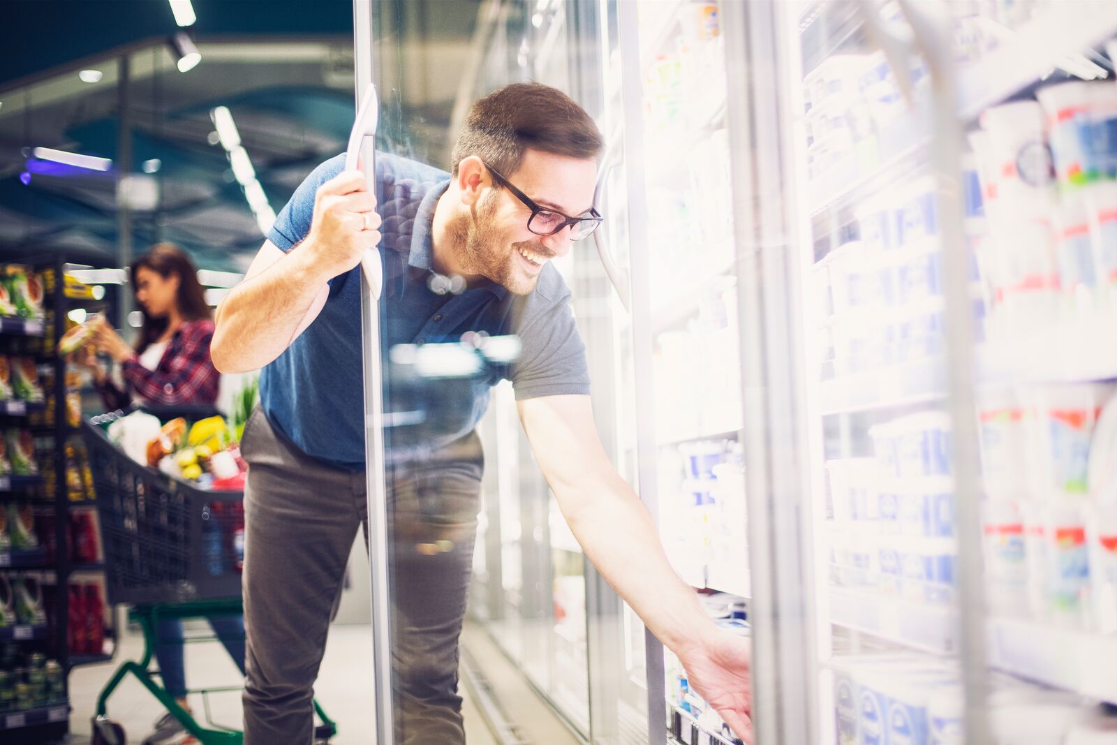 Man Doing Grocery Shopping