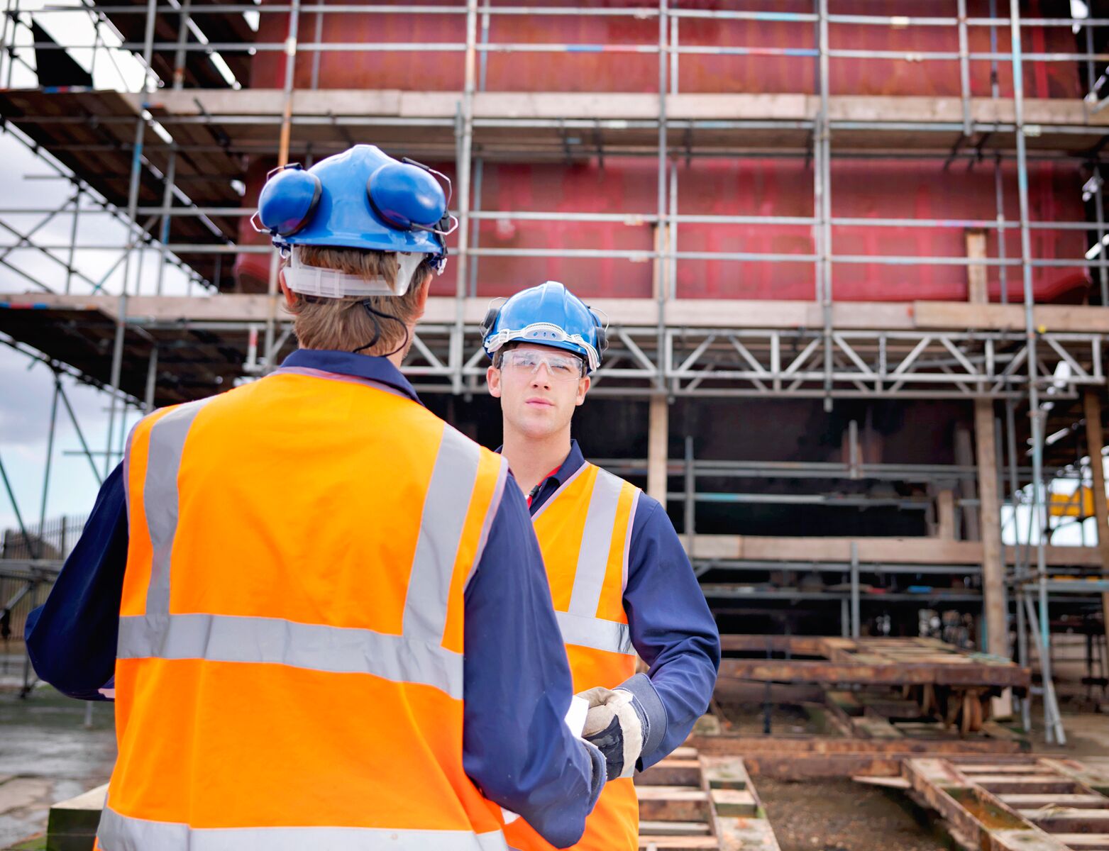 Men on Construction Site