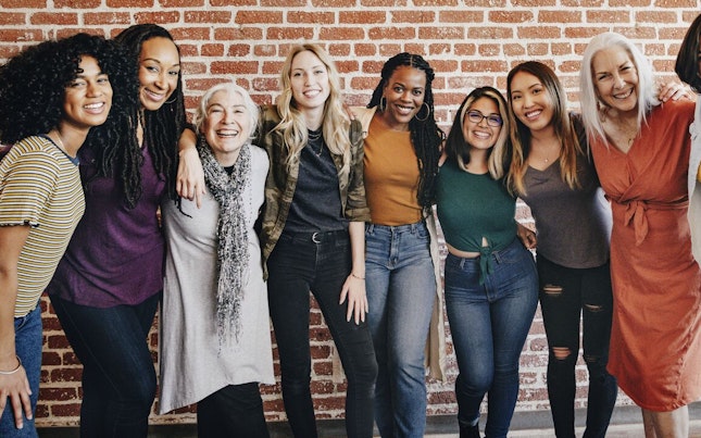 Multi Generational and Multi Ethnicity Group of Women