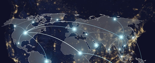 Network Connection Technology Concept