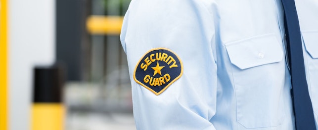 Security Guard in Uniform