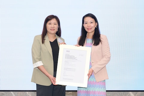 SGS頒發 ISO 20400 可持續採購指南予信和集團