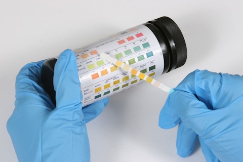 Specimen Dipstick For Urine Test Stripes