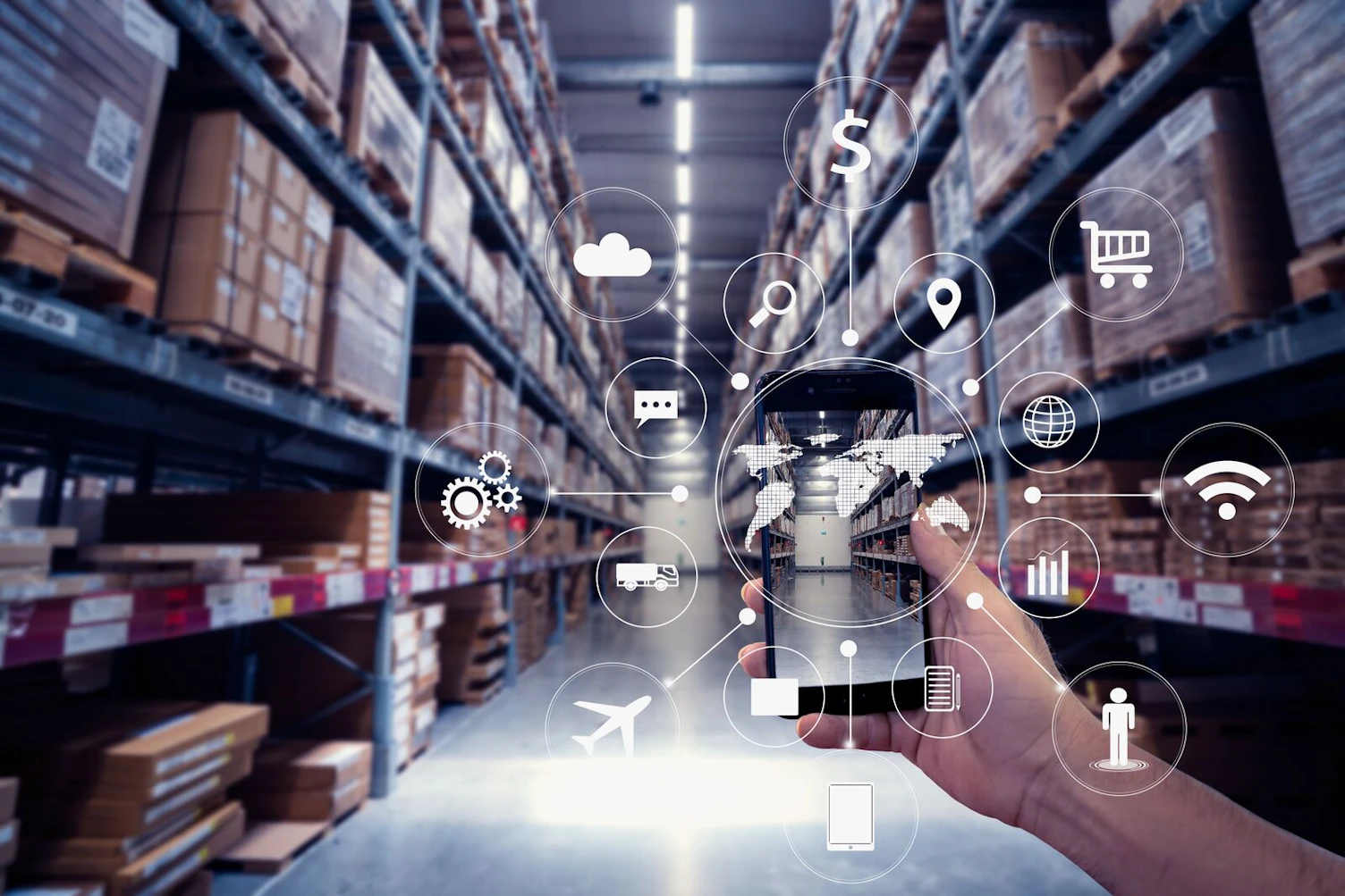Supply Chain Concept
