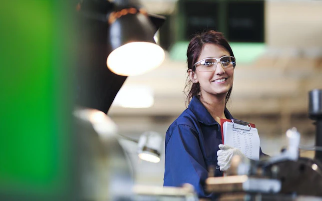 Light Trails in the City at Night