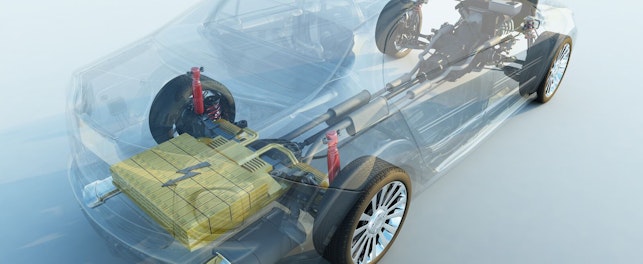 X-Ray of Electric Car