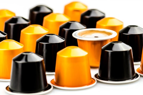 Aluminium coffee capsules
