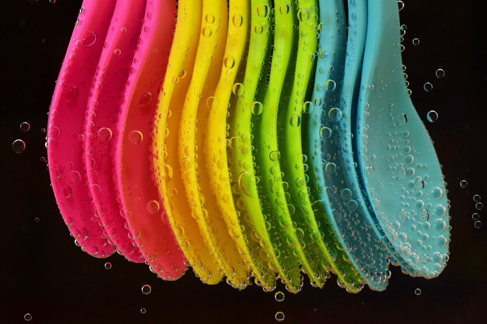 Assorted Colourful Spoons