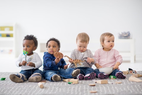 Babies Playing at Day Care