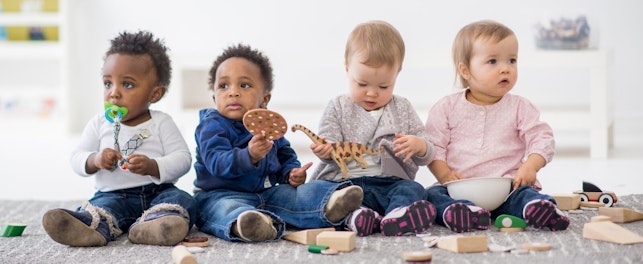 Babies Playing at Day Care