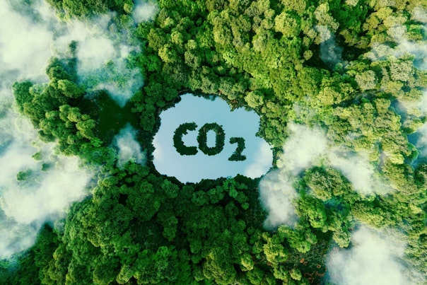 Concepto de emisión de dióxido de carbono