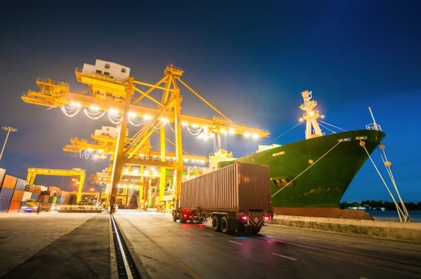 Container stack yard