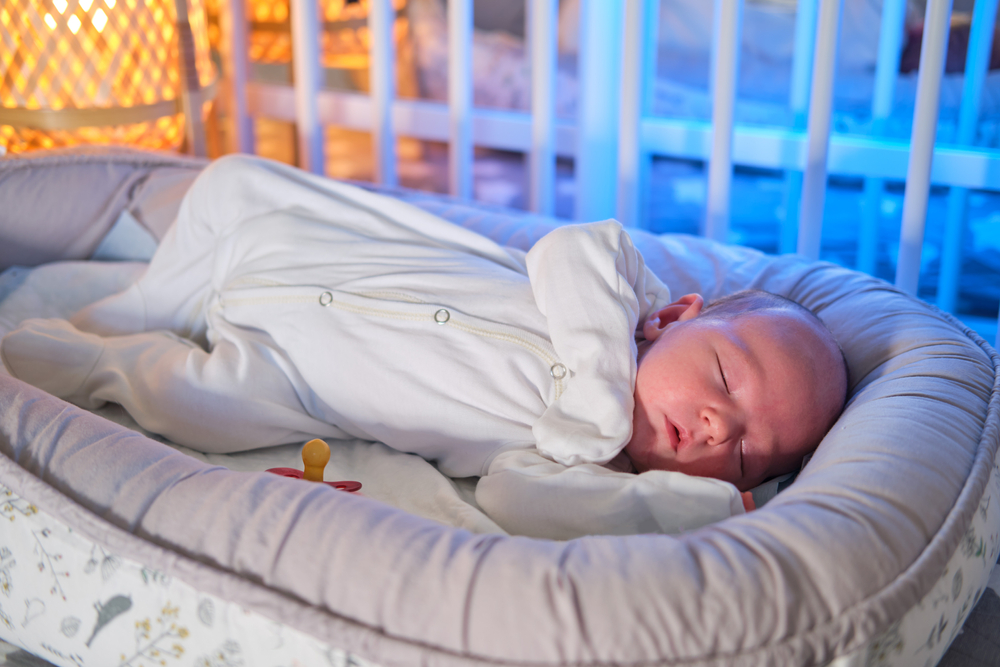 Caucasian child in the childrens bedroom