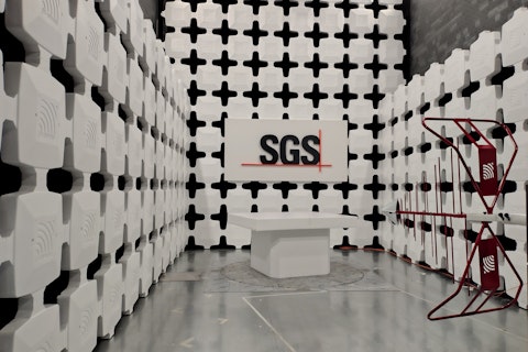 SGS EMC Chamber in Manchester