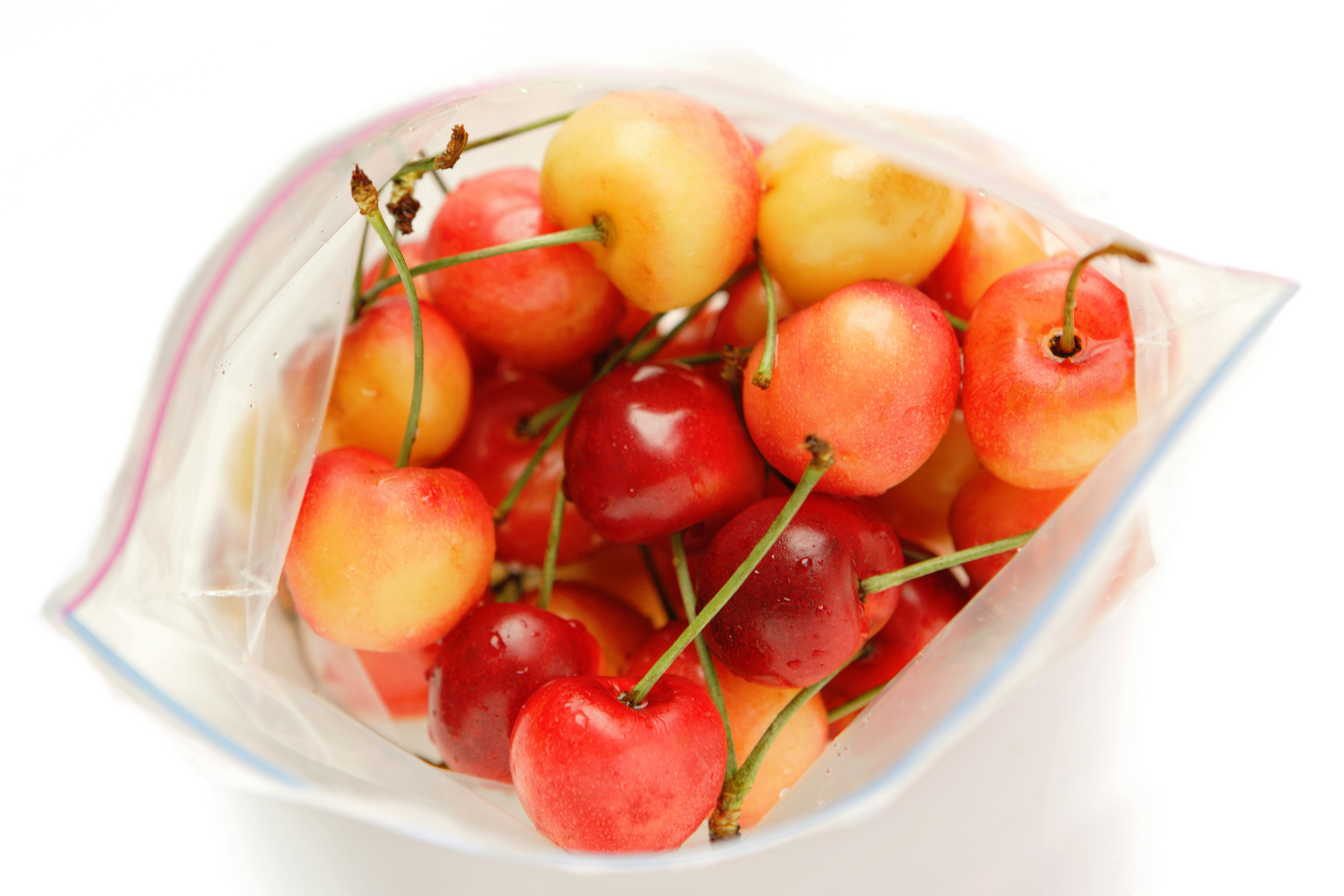 Cherries in a Plastic Bag
