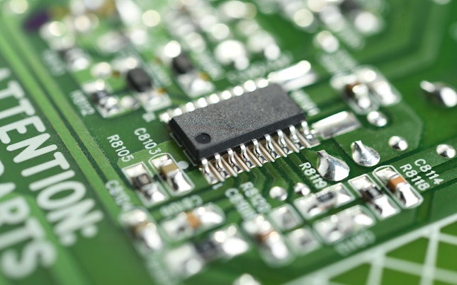 Circuit Board Close Up