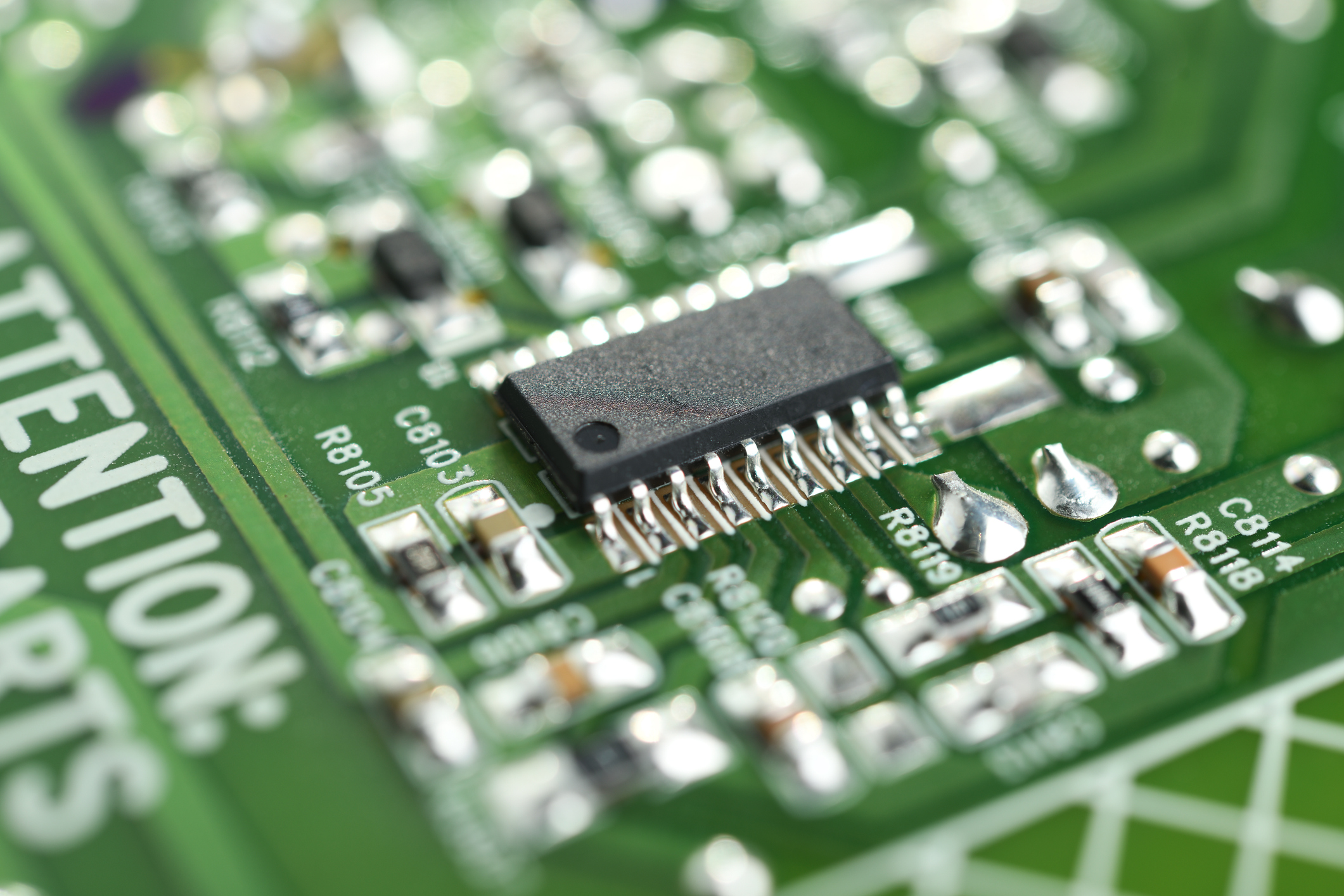 Circuit Board Close Up
