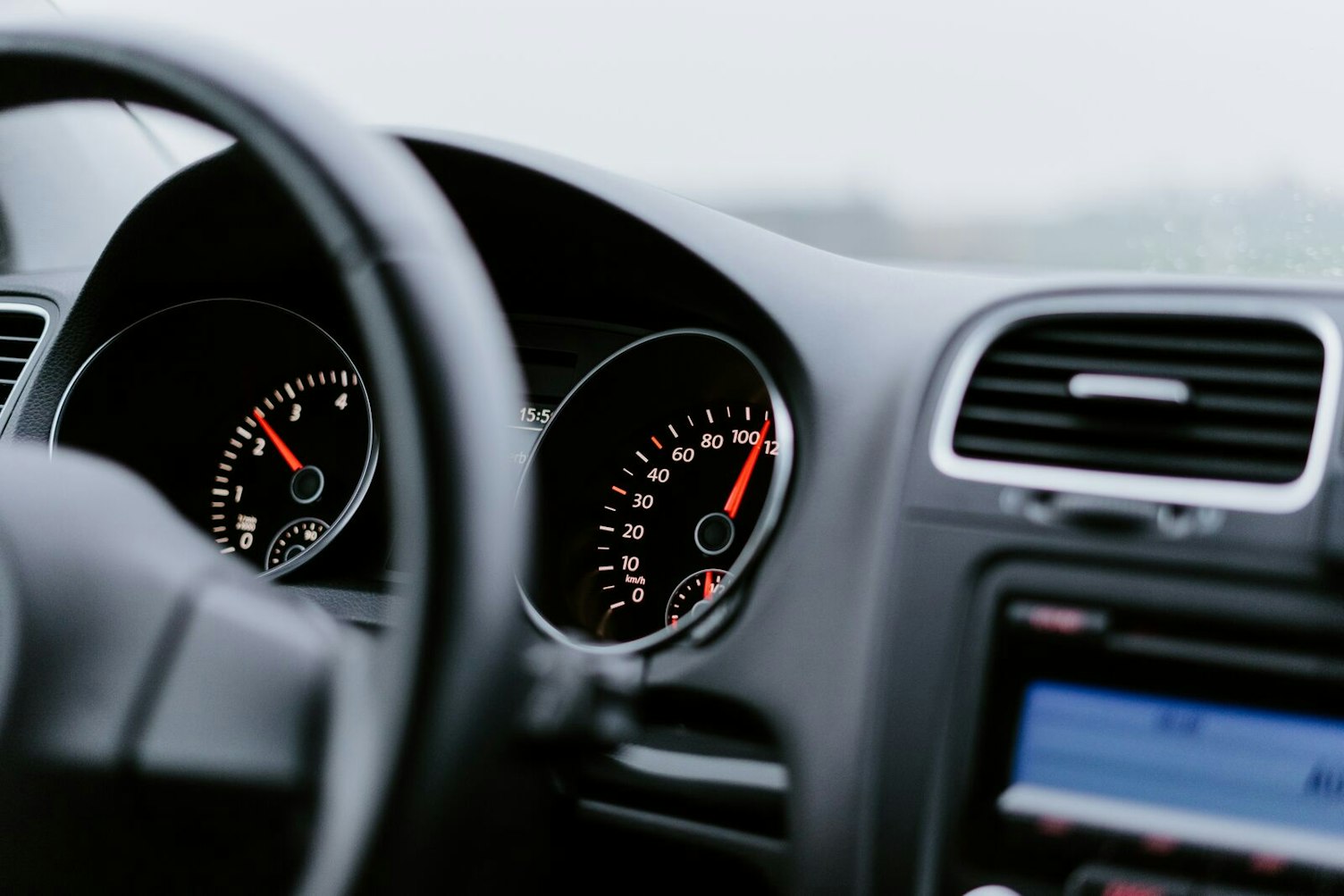Close up of Car Dashboard