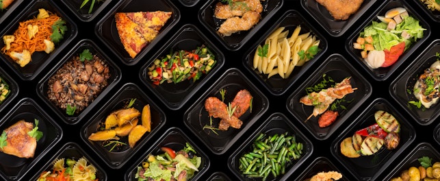 Collection of Plastic Take Away Boxes