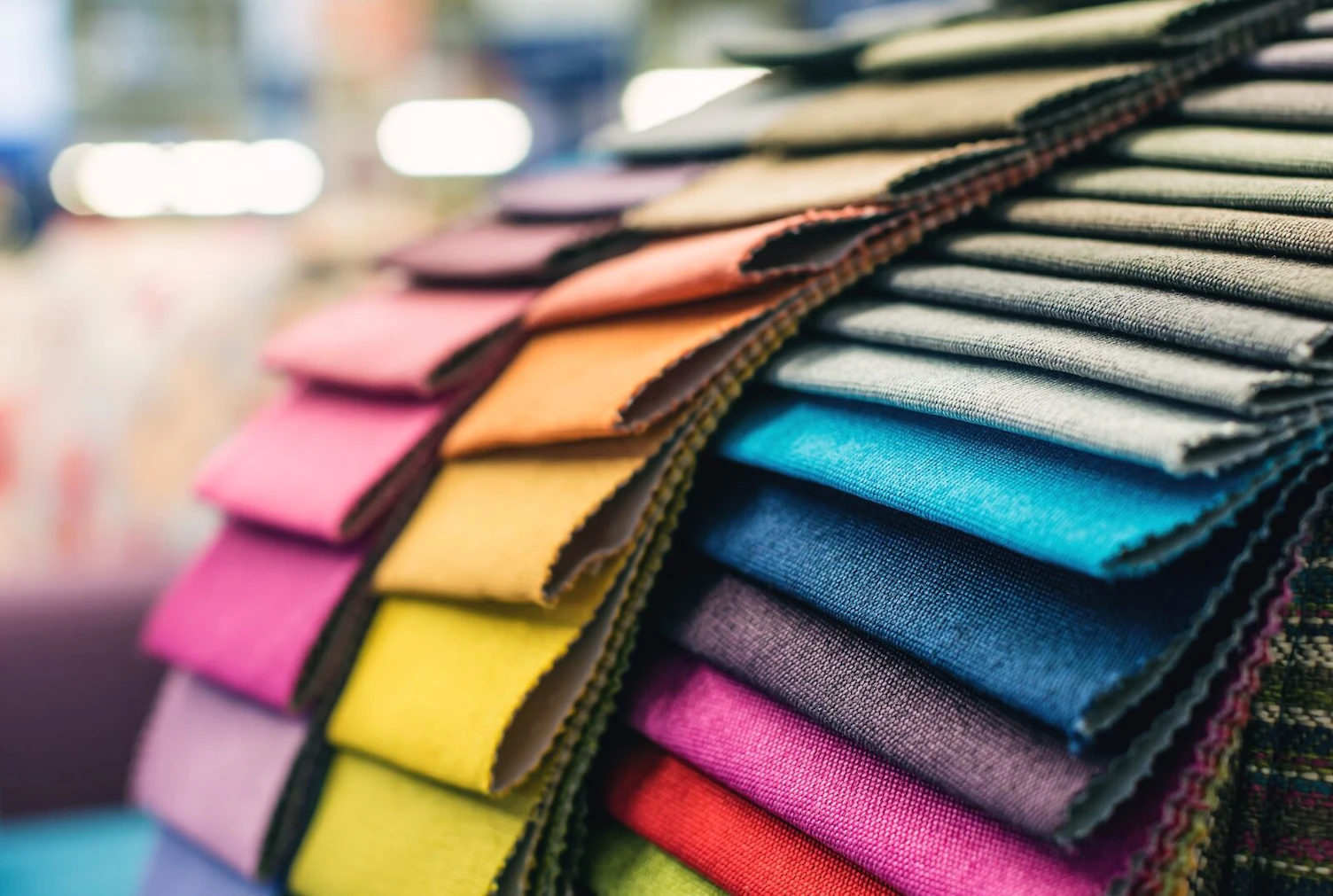 Colorful Upholstery Fabric Samples