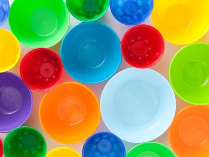 Colourful Plastic Containers