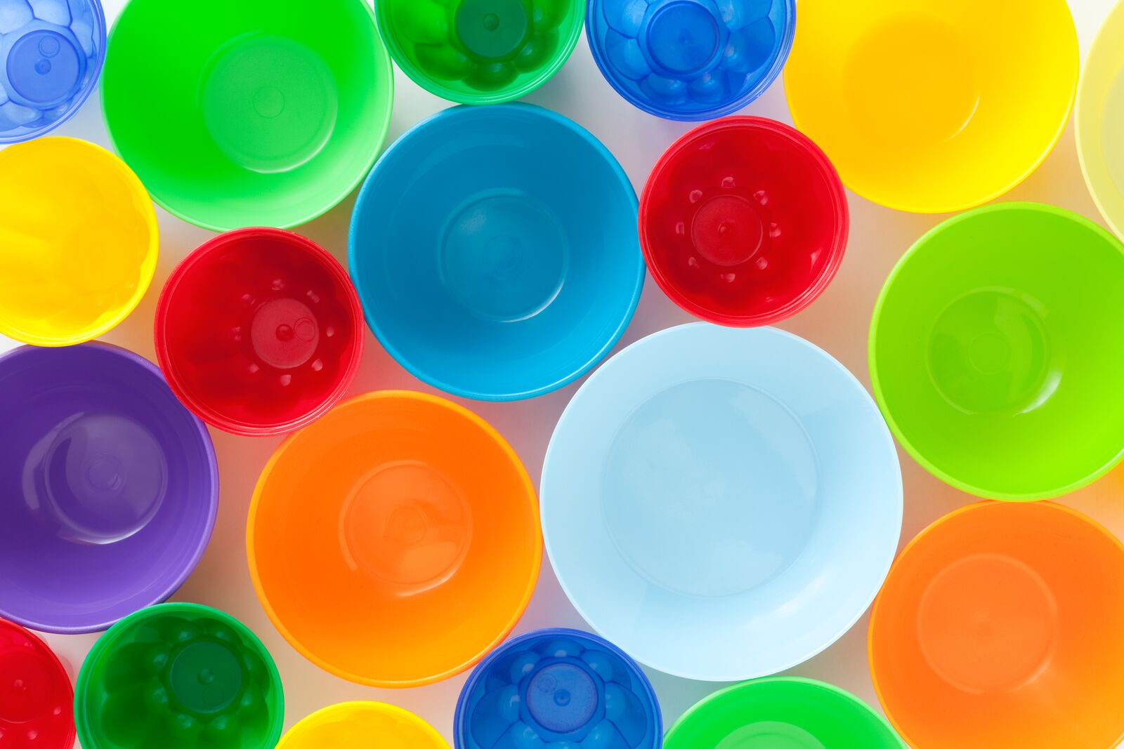 Colourful Plastic Containers