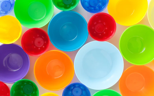 Colourful Plastic Containers